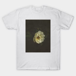 Vintage white rose T-Shirt